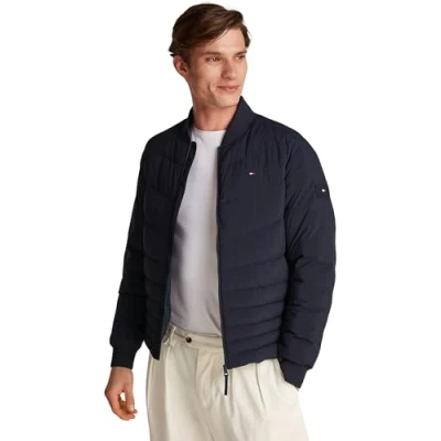 Abbildung von Tommy Hilfiger MIX Quilt Winterjacke, Herren, Größe: XL, Desert sky
