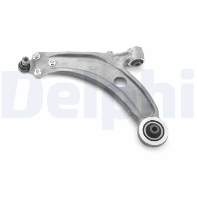Abbildung von DELPHI TC4776 Querlenker mit Trag /Führungsgelenk Vorderachse links Aluminium PEUGEOT: 308 II Schrägheck