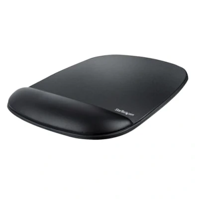 Abbildung von StarTech.com Ergonomisches Mauspad mit Gelkissen, 17x18x2cm, Gepolstertes Gel für ergonomischer Arbeitsplatz Handgelenkauflage und rutschfeste PU Basis unterlage (B Ergo Mouse PAD)