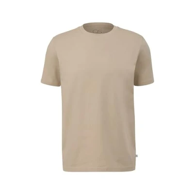Abbildung von QS Tshirt basic, Herren, Größe: Small, Beige