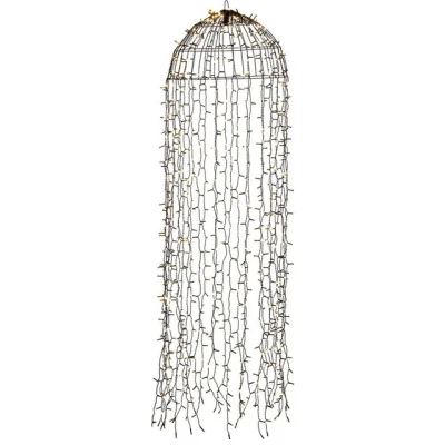 Abbildung von LED Lichtervorhang Qualle 2.600K 900 LEDs 145x45cm