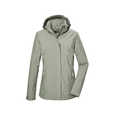 Abbildung von Killtec Outdoorjacke KOS 26 WMN JCKT Wasserdicht, atmungsaktiv, abnehmbare Kapuze, recyceltes Material