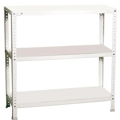 Abbildung von Simon Rack Metallregal, 3 verstellbare Regalböden, 75 kg Biegepunkt, 1000 x 300 mm, mit Schrauben, Lagerregal, Weiß Advantage