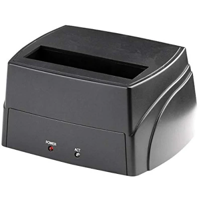 Abbildung von Xystec Dockingstation HDD: USB 3.0 für alle SATA Festplatten mit 2,5&quot; und 3,5&quot; (Festplatten Docking, Adapter, Festplatte Kopieren)