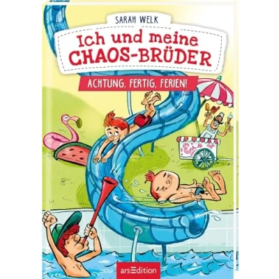 Abbildung von Ich und meine Chaos Brüder Achtung, fertig, Ferien! (Ich 4): Frecher Lesespaß für Jungen Mädchen ab 7 Jahren In Fibelschrift mit vielen bunten Bildern