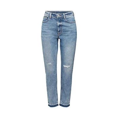 Abbildung von edc by Esprit Jeans Slim Fit, Damen, Größe: 32x28, Blue medium washed