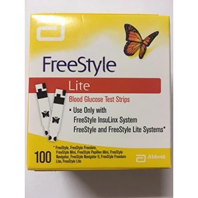 Abbildung von Freestyle Lite Teststreifen ohne Codieren