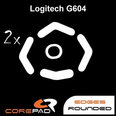 Abbildung von Corepad Skatez PRO 176 Ersatz Mausfüße kompatibel mit Logitech G604