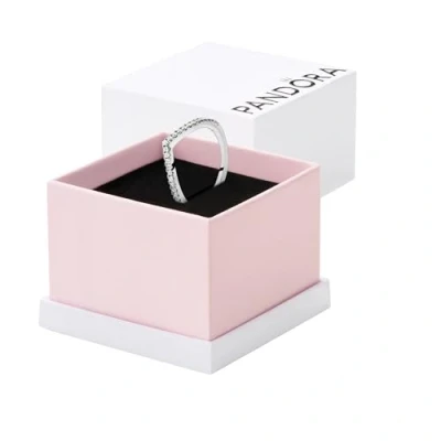 Abbildung von Pandora Sparkling Wishbone Ring, Damen, Größe: 58, Sterling silver