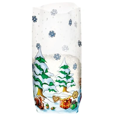 Abbildung von 10 x Ludwig Bähr Geschenk Bodenbeutel Weihnachten 14,5x23,5cm
