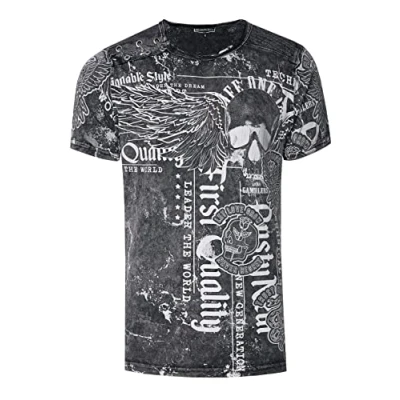 Abbildung von Rusty Neal Tshirt print, Größe: Large, Schwarz