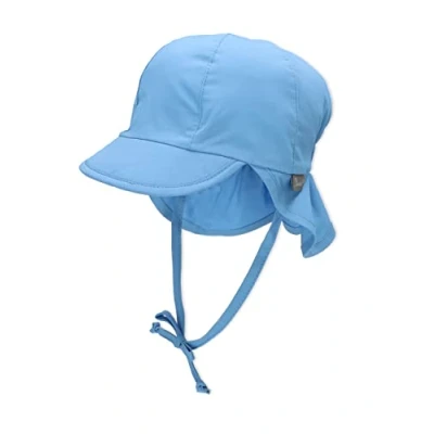 Abbildung von Sterntaler® Schlupfmütze Schirmmütze Nacken (1 St., Sommermütze mit UV Schutz 50+, Schirm, Ohrenschutz und Bindeband) Mütze Nackenschutz aus Popeline (Bio) unifarben