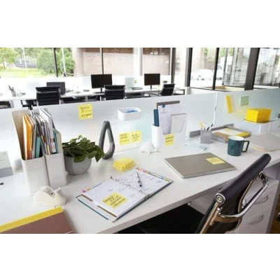 Abbildung von Haftnotizen Post it Z Notes (R 330), 76x76mm, 12x100 Blatt, gelb 1 Stück