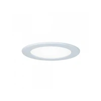 Abbildung von Paulmann 92059 LED Einbaupanel rund Deckenleuchte 12W Licht 4000K Neutralweiß Panel Weiß IP44 spritzwassergeschützt inklusive Leuchtmittel
