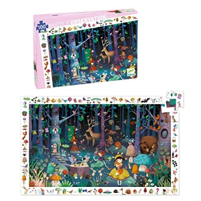 Abbildung von Djeco Puzzle Wald (100 Teile) ( DJ07504 )
