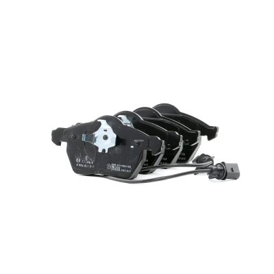 Abbildung von BOSCH 0 986 494 050 Bremsbelagsatz Low Metallic mit integriertem Verschleißsensor Kolbenclip, Anti Quietsch Blech AUDI: A4 B7 Avant kfzteile,