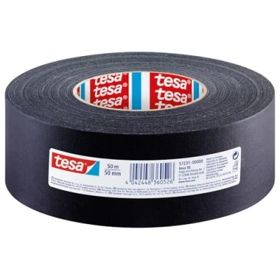 Abbildung von 3 x Tesa Gewebeklebeband tesaband 50mx50mm schwarz