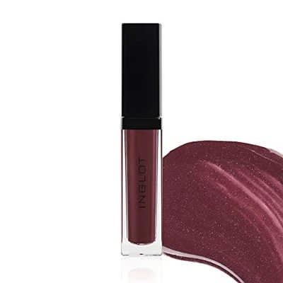 Abbildung von Inglot HD Lip Tint Matte Flüssiger Lippenstift Volle Deckkraft Für ein mattes Finish mit Schwammapplikator Pigment ohne Parabene 5,5 ml : 34