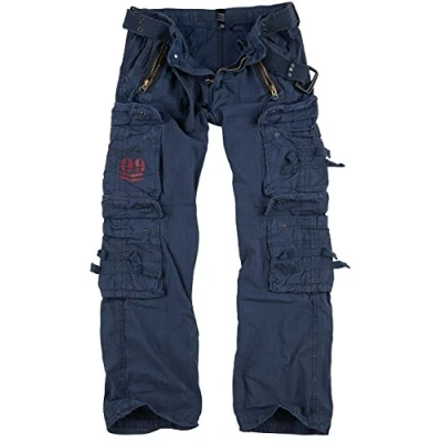 Abbildung von Surplus Raw Vintage Royal Traveler Trousers, Royalblue, S