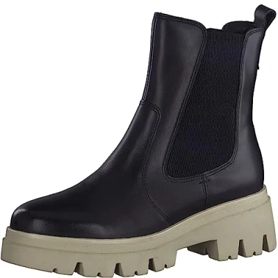 Abbildung von Tamaris Plateaustiefelette, Damen, Größe: 42, Black nappa Schuhe