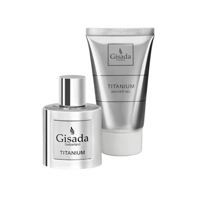 Abbildung von Gisada Titanium Herren Duftset, Eau de Parfum 50 ml, Duschgel 100 ml