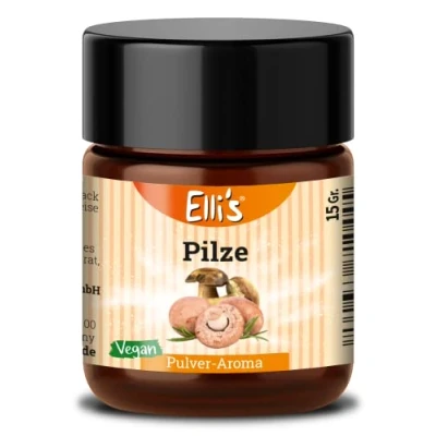Abbildung von Ellis Aromen Pilze PULVER Lebensmittelaroma Vegan und kalorienarm für Lebensmittel Getränke, wie zum Backen Kochen 10 g