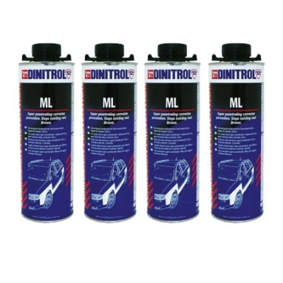 Abbildung von Dinitrol ml3125 Hohlraum, Wax 4 x 1 Liter Dosen (mit Schutz Stil Schraube Gap)