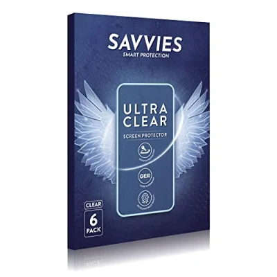 Abbildung von Savvies 6 Stück Schutzfolie für SkyRc Q200 neo Displayschutz Folie Ultra Transparent
