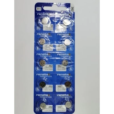 Abbildung von 10 x Renata 362 Swiss Made Lithium Knopfzelle SR721SW