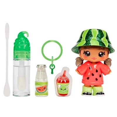 Abbildung von Minipuppe Yummiland Lipgloss Doll Maya Watermelon, inklusive Schlüsselanhänger
