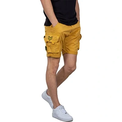 Abbildung von Alpha Industries CREW Patch Shorts, Herren, Größe: 32, Wheat