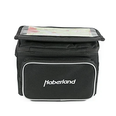 Abbildung von Haberland Lenkertasche Classic LKF808E E Bike inkl. KLICKfix Adapter Durchm. 22 31,8 mm schwarz