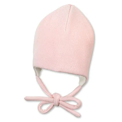 Abbildung von Sterntaler Baby Mädchen Mütze Beanie Rippenoptik, Rosa, 35