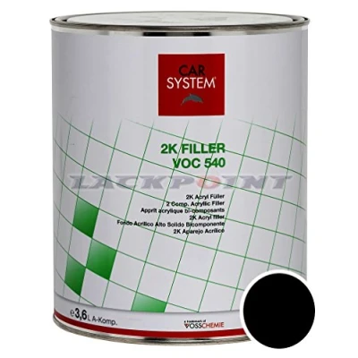 Abbildung von CAR SYSTEM 2K Füller VOC 540 schwarz 3,6 Liter 144.353