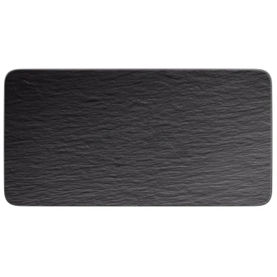 Abbildung von Villeroy &amp; Boch Servierschale Manufacture Rock Schwarz 35 x 18 cm