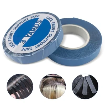 Abbildung von MeoZynxadril 2 Rollen Tape Extensions Kleber, Doppelseitiges Klebeband, Kleber Extensions, Klebestreifen, Tapes für Toupets und Haarverlängerung