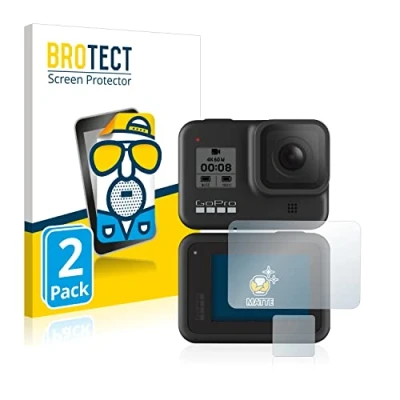 Abbildung von BROTECT Entspiegelungs Schutzfolie für GoPro Hero 8 Black (2 Stück) Matte Displayschutz Folie, Anti Reflex, Fingerprint