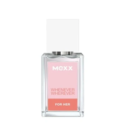 Abbildung von MEXX Whenever Wherever Woman Eau de Toilette, frischer, blumig fruchtiger Duft für Frauen, 15ML