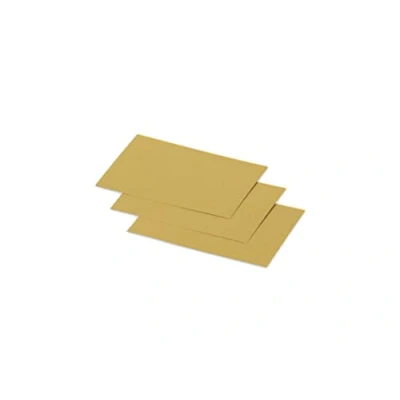 Abbildung von Clairefontaine 11292C Packung mit 25 Karten Pollen Miniformat 7x9,5cm, 210g, ideal für Ihre Einladungen und Korrespondenz, Gold, 1 Pack