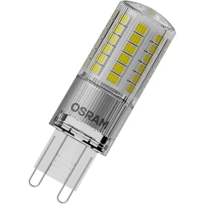 Abbildung von OSRAM LED Pin Lampe mit G9 Sockel, Kaltweiss (4000K), 12V Niedervoltlampe, 4.8W, Ersatz für herkömmliche 48W