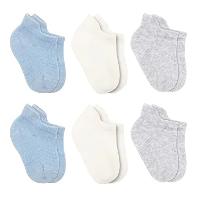 Abbildung von bistyle Baumwolle 6 Paar Baby Socken für Neugeborene Säugling 0 Monate bis 3 Jahre Stopper Nahtlos Jungen Mädchen Kindersocken (as3, age, 6_months, 12_months, Blau)