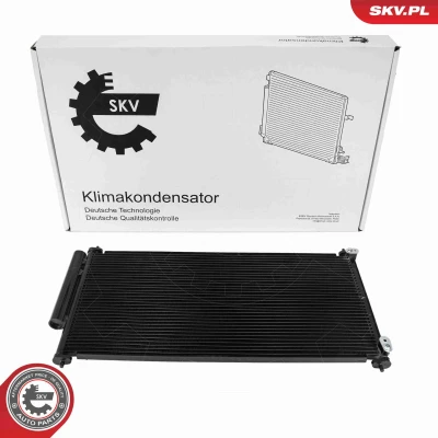 Abbildung von ESEN SKV 86SKV296 Klimakondensator mit Trockner Aluminium 705mm HONDA: CIVIC 9