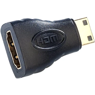 Abbildung von auvisio Adapter für HDMI Kabel: Buchse (Typ A) auf Mini Stecker C) (Videoadapter, Konverter)