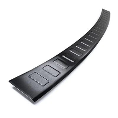 Abbildung von tuning art 9842 Edelstahl Ladekantenschutz passend für Mazda 3 BM 2013 2018, Farbe:Anthrazit