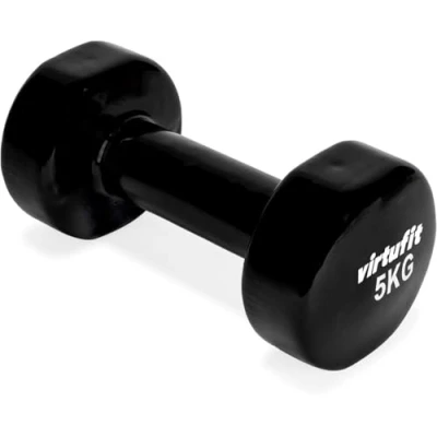 Abbildung von Vinyl Kurzhantel Professionell 5 kg Schwarz