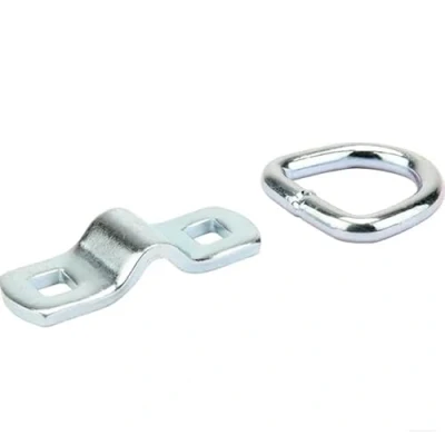 Abbildung von Brey B Technik Zurrbügel Anhänger Zurrösen Zurrmulde Zurrhaken Zurröse Zurrring D Ringe verzinkt 90 x 30 mm 0322 8418