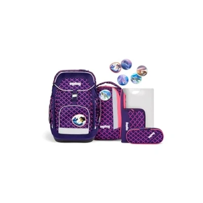 Abbildung von ergobag Maxi Schulrucksack Set Perlentauchbär Lila
