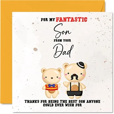 Abbildung von Special Birthday Cards for Son Fantasic Happy Card from Dad, Gifts, 145mm x Sentimental Greeting Gift
