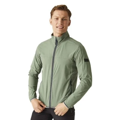 Abbildung von Regatta Herren Men&#039;s Packaway Jacket Prestfield Leichte Herrenjacke mit durchgehendem Reißverschluss, Agave Grün, XL