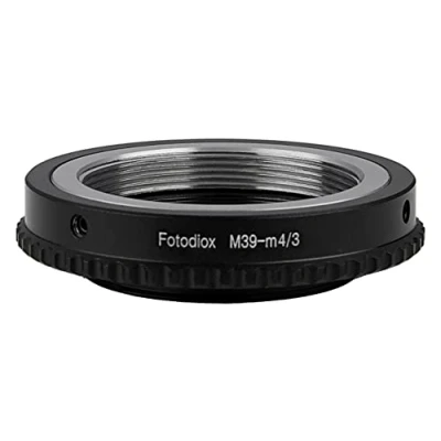Abbildung von Fotodiox Lens Mount Adapter Compatible with M39/L39 (x1mm Pitch) Lenses on Micro Four Thirds Cameras